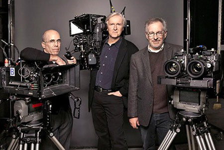 Từ trái qua: Steven Spielberg, James Cameron và Peter Jackson.