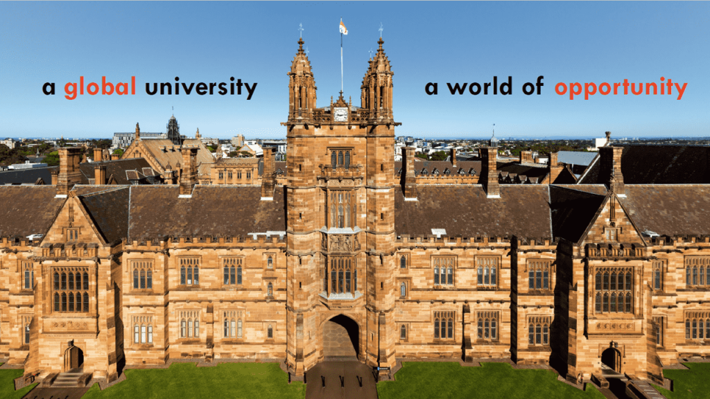 University of Sydney – Học bổng & Hướng dẫn xin học – xin học bổng