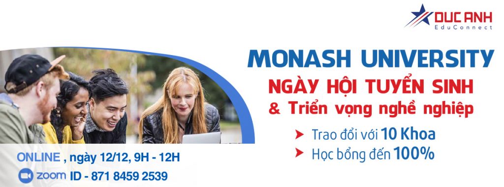 Mời dự: Ngày hội tuyển sinh Monash University & Triển vọng nghề nghiệp