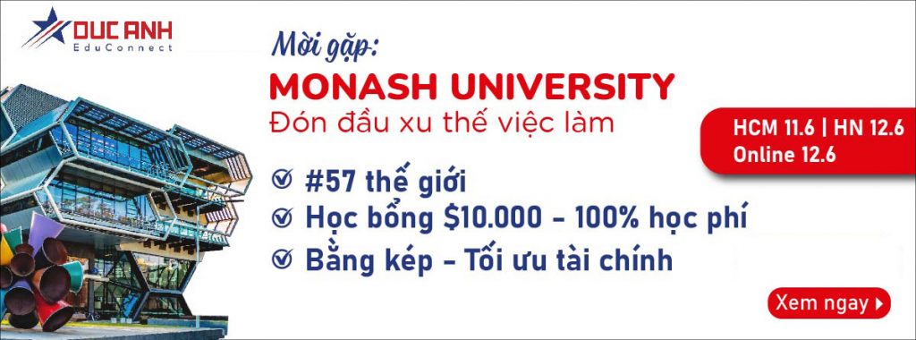Lợi thế việc làm khi du học cùng Monash University