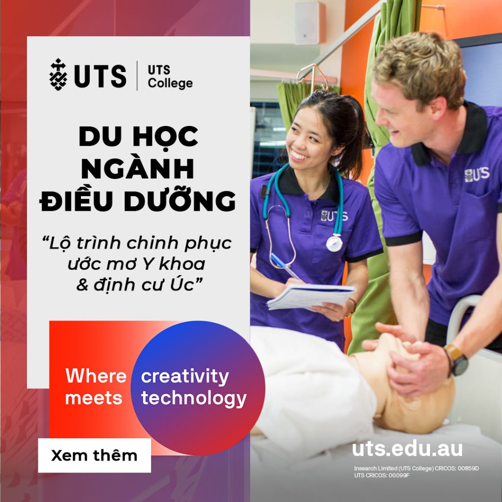 Học Điều dưỡng tại UTS: cánh cửa mở ra sự nghiệp Y tế đầy tiềm năng tại Úc