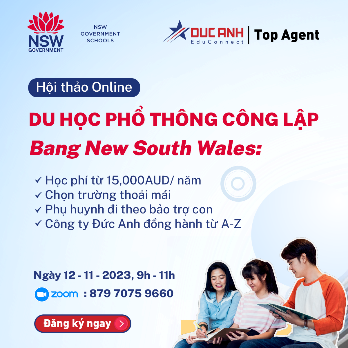 Mời Dự Hội Thảo Online Học Phổ Thông Công Lập Bang Nsw Những LỢi Ích