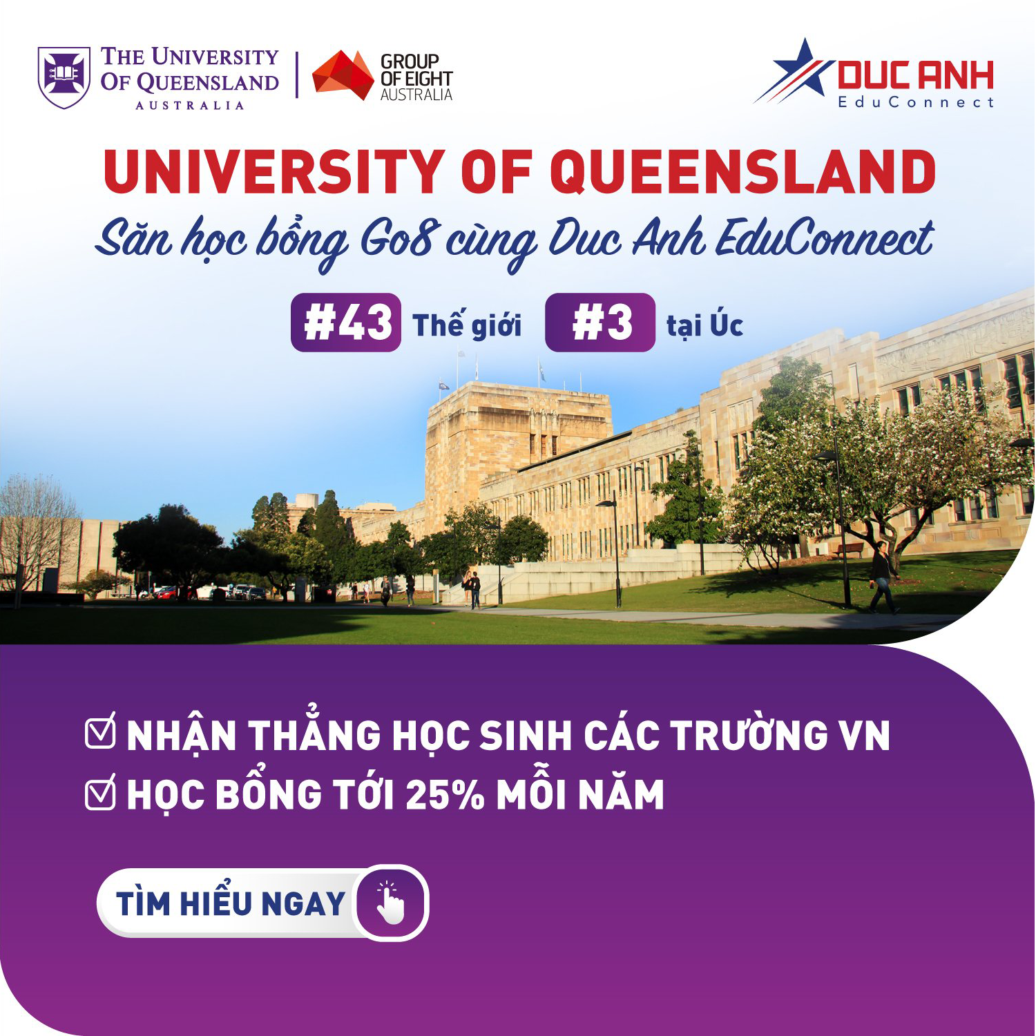 3 điều Tuyệt Vời Nhất Khi Là Sinh Viên Của Queensland University- Úc